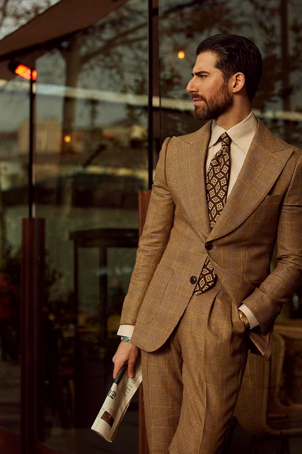 Man in Vintage Suit